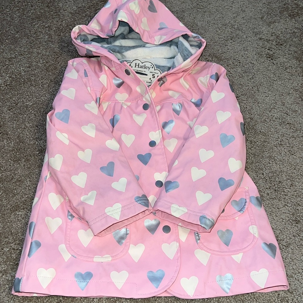 Hatley rain jacket size 5